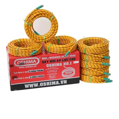 Ống nhựa PVC Oshima No.1 8.5mm x 15m Vàng