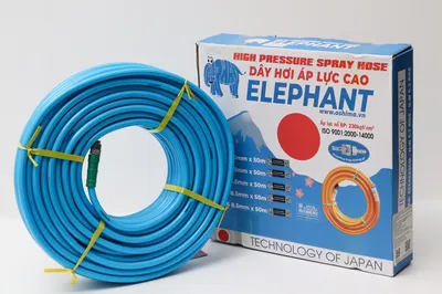 Ống nhựa PVC Elephant No.2 8.5mm x 50m Xanh dương