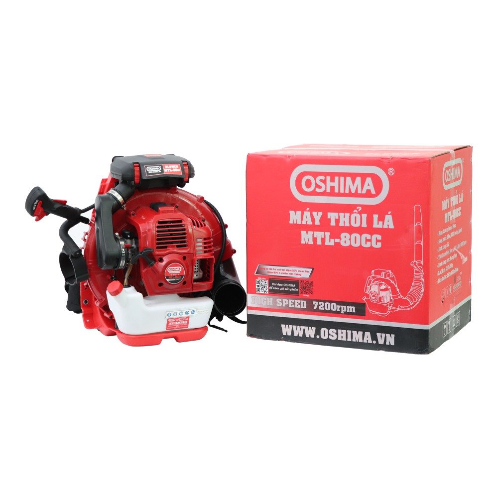 Máy thổi bụi đường OSHIMA MTL80cc 3.0kW Đỏ 2 thì