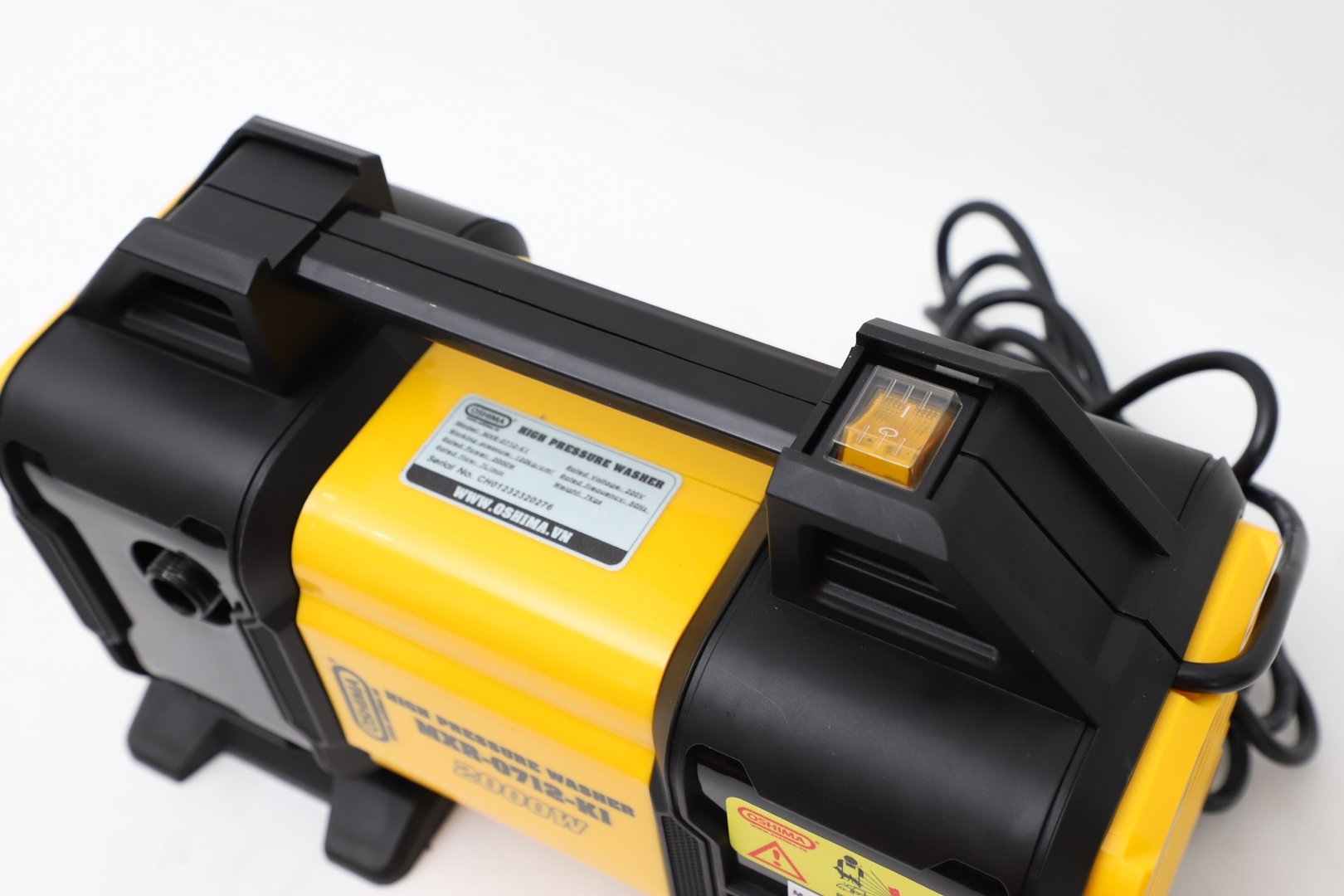 Máy xịt rửa Oshima MXR-0712-K1 2.0kW Vàng đen - 8