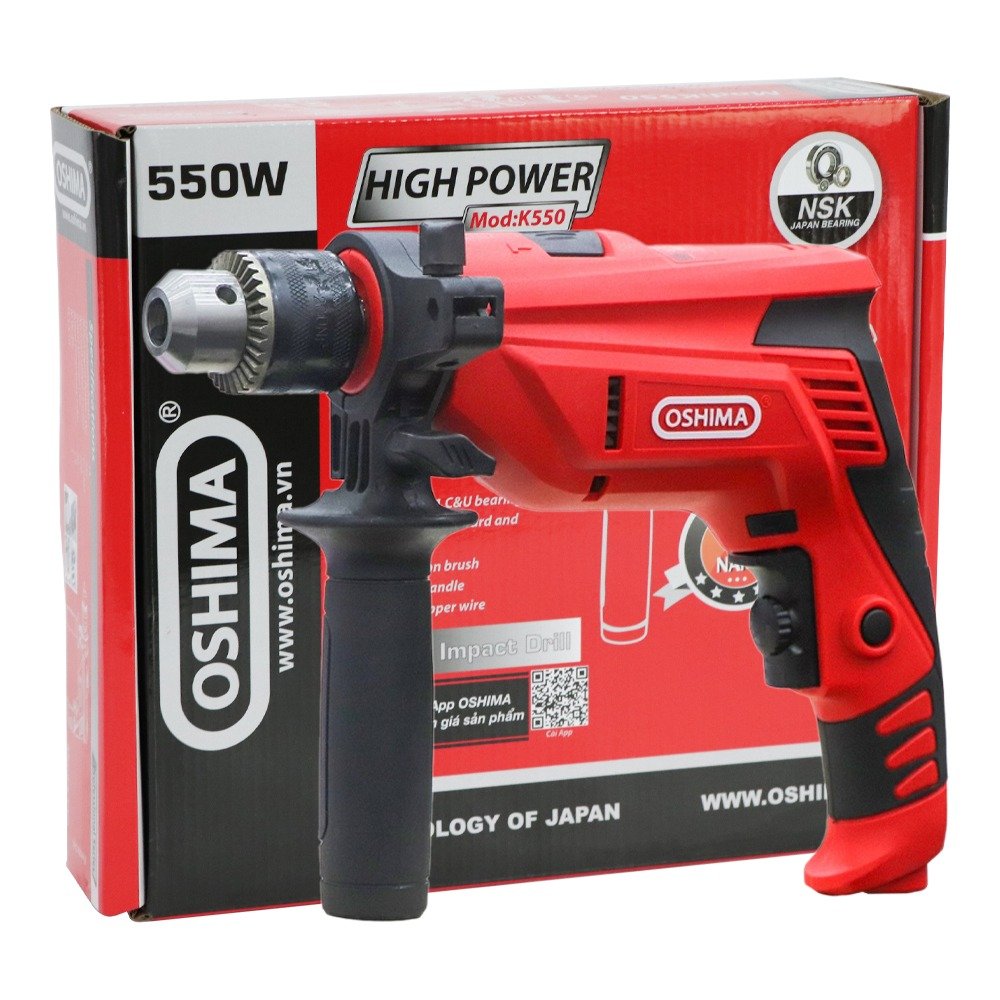 Máy khoan điện Oshima K550 550W Đỏ Điện 1 pha