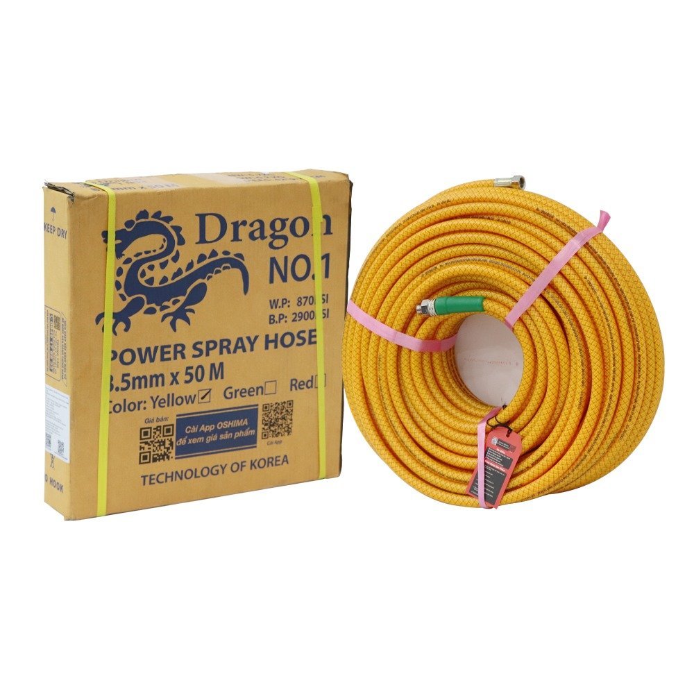 Dây hơi Dragon No.1 8.5mm x 50m Vàng