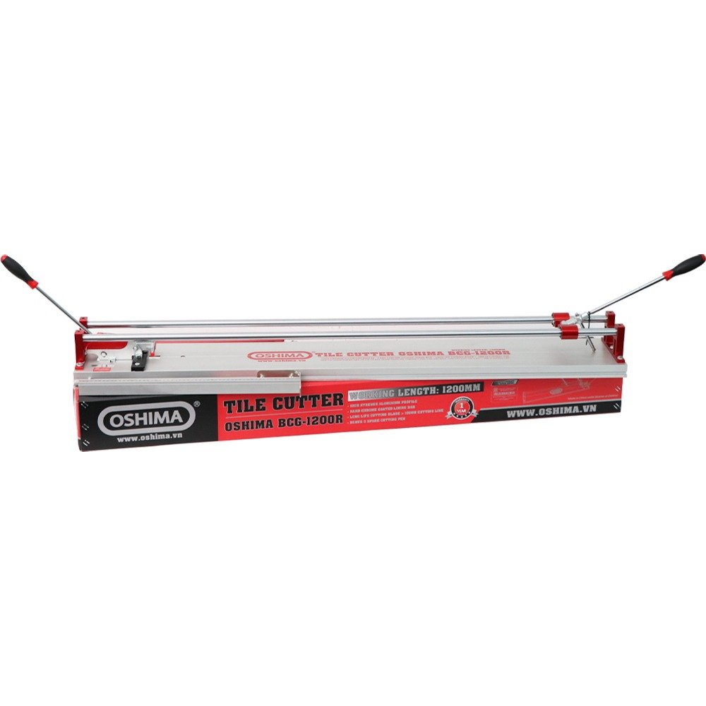 Bàn cắt gạch đẩy tay Oshima BCG1200R Bạc